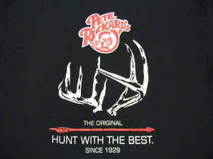 Pete Rickard's Antler Black T-Shirt